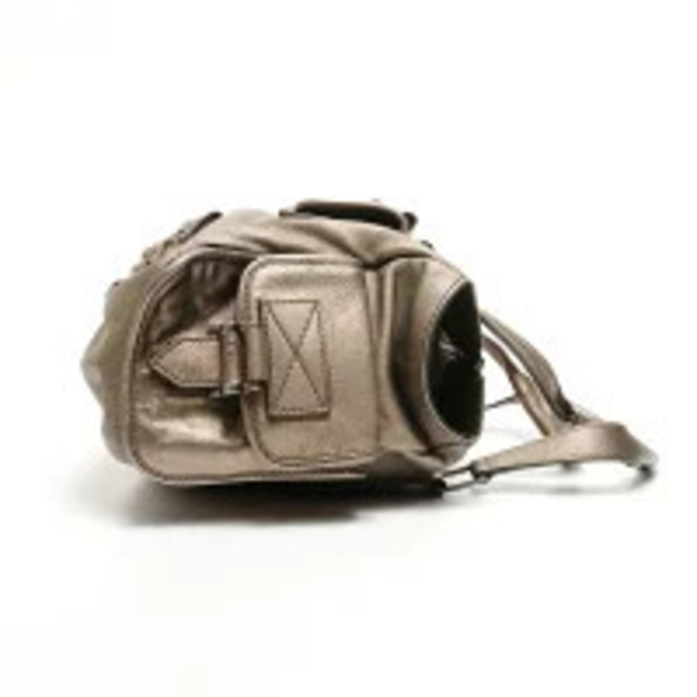 Christian Dior Leather Metallic Bronze Tan Street Boston Bag Shoulder Brown - Picture 4 of 13